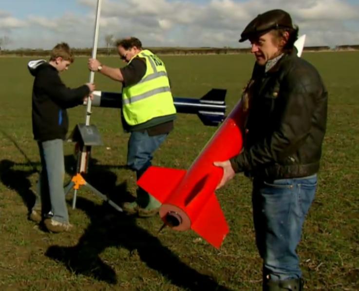 Jack's rocket on Richard Hammond's Engineering Connections